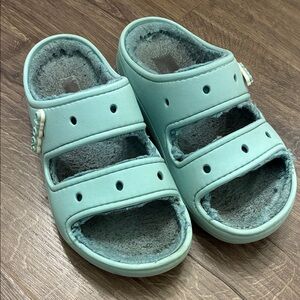 Croc Fuzzy Insert Sandals
